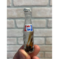 Vintage Miniature Pepsi Cola Bottle 3" Soda Mini Glass Bottle