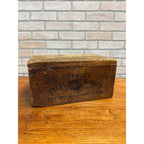 1920s Rustic Stanley Sweetheart Steel Butt Hinges Wooden Crate New Britain, Conn. Fond du Lac, Wisc. on Bottom