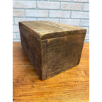 1920s Rustic Stanley Sweetheart Steel Butt Hinges Wooden Crate New Britain, Conn. Fond du Lac, Wisc. on Bottom