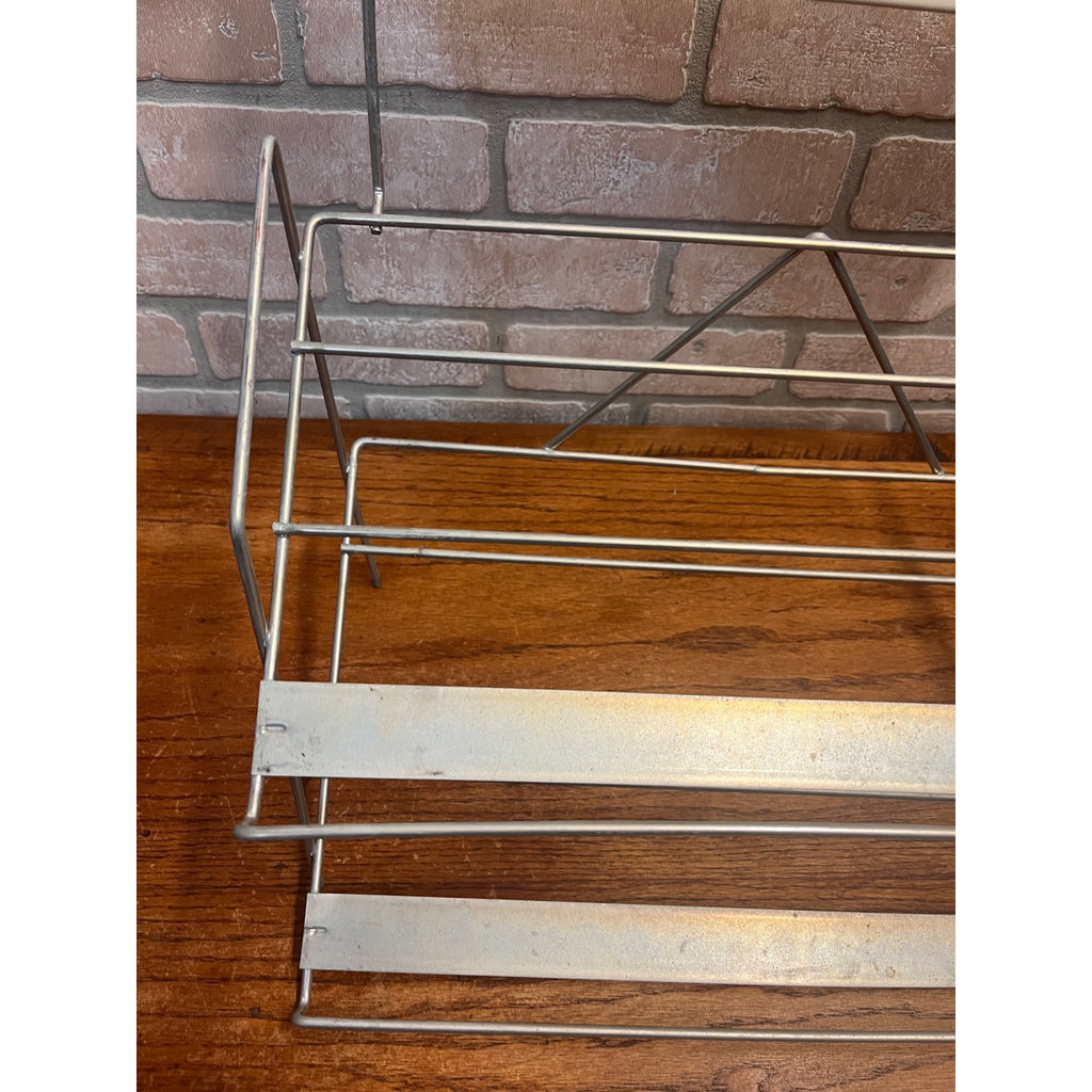 Vintage Mr Peanut Planters Store Display Rack Shelf Advertising Metal Peanuts