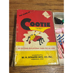 Vintage Cootie Educational Game W.H. Schaper MFG. Co. Inc. Robbinsdale, Minnesota 1949 Incomplete