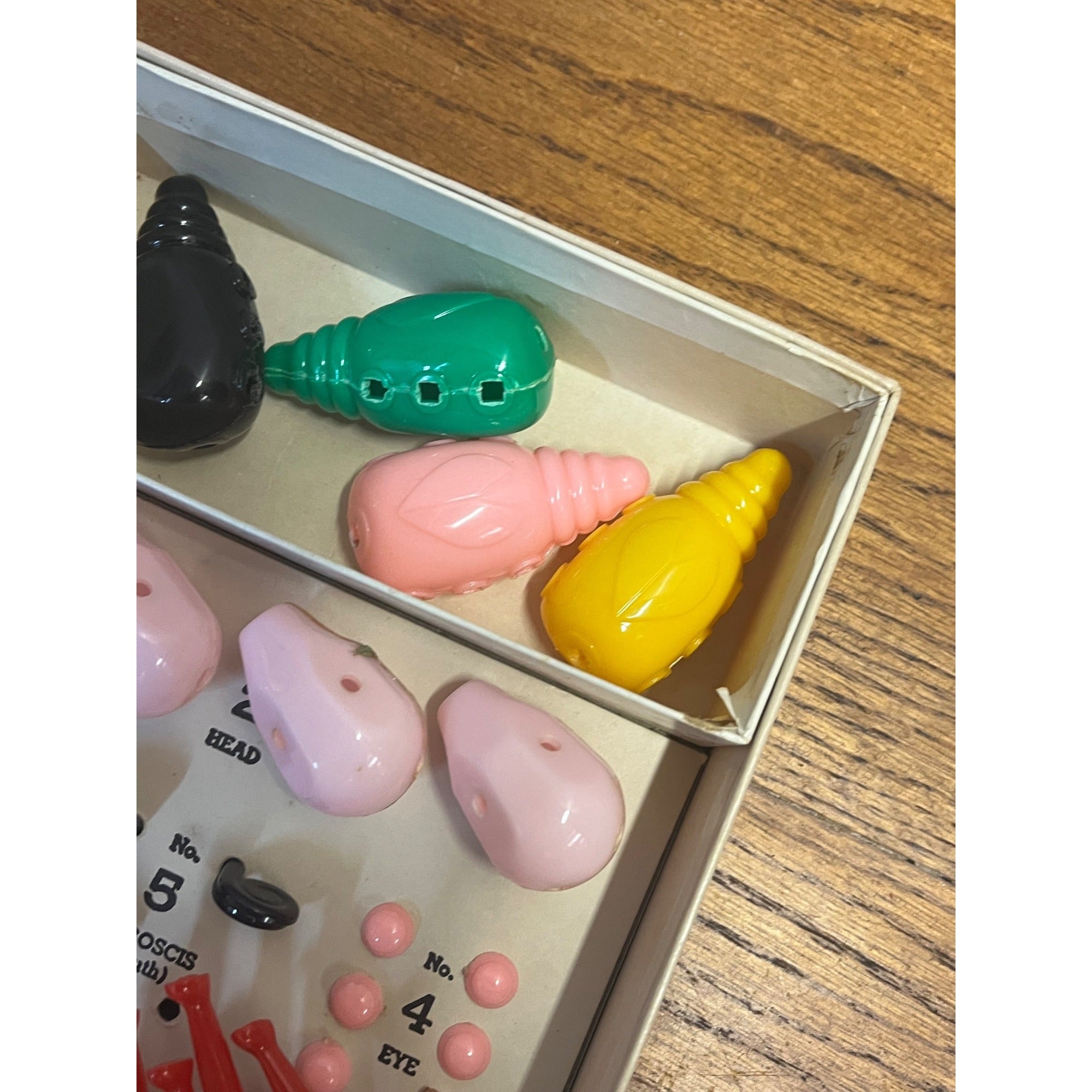 Vintage Cootie Educational Game W.H. Schaper MFG. Co. Inc. Robbinsdale, Minnesota 1949 Incomplete