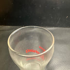 Vintage Drink Aumans Nu-Orange ACL Red  Soda Fountain Glass Advertising