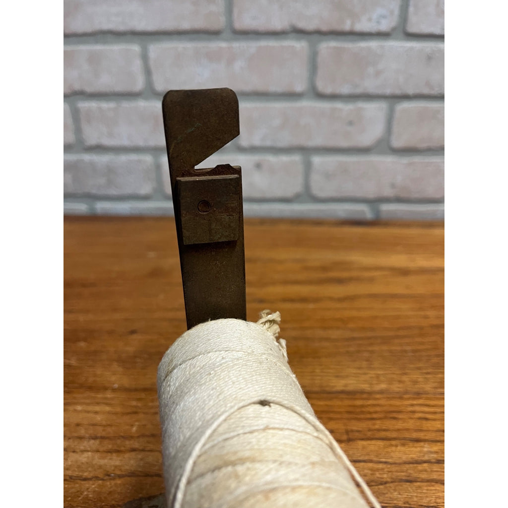 Antique General Store String Holder w/ Cutter Countertop Mercantile Cast Iron
