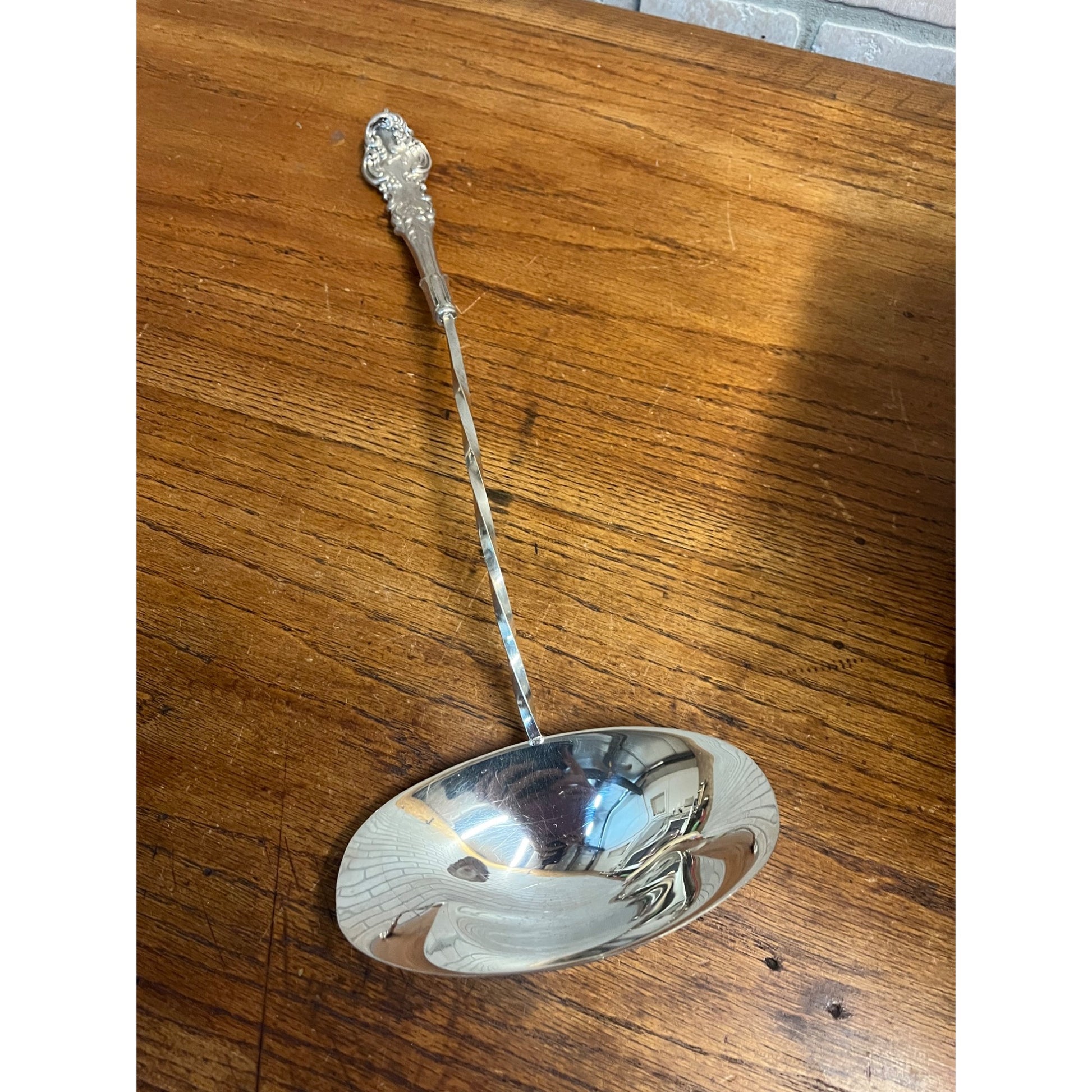 Vintage F.B. Rogers Silver Co. Punch Bowl Set Plated Ladle + Tray