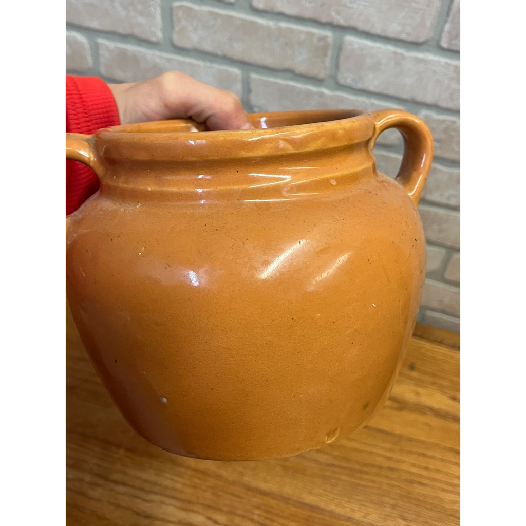 Vintage Wanamingo MN Lumber Yard Helleckson Yard Advertising Stoneware Bena Pot