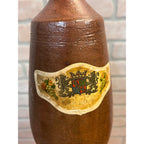 Vintage Olive Oil Bottle Handmade Pottery Rangel R Oliveira DeAzemeis Portugal
