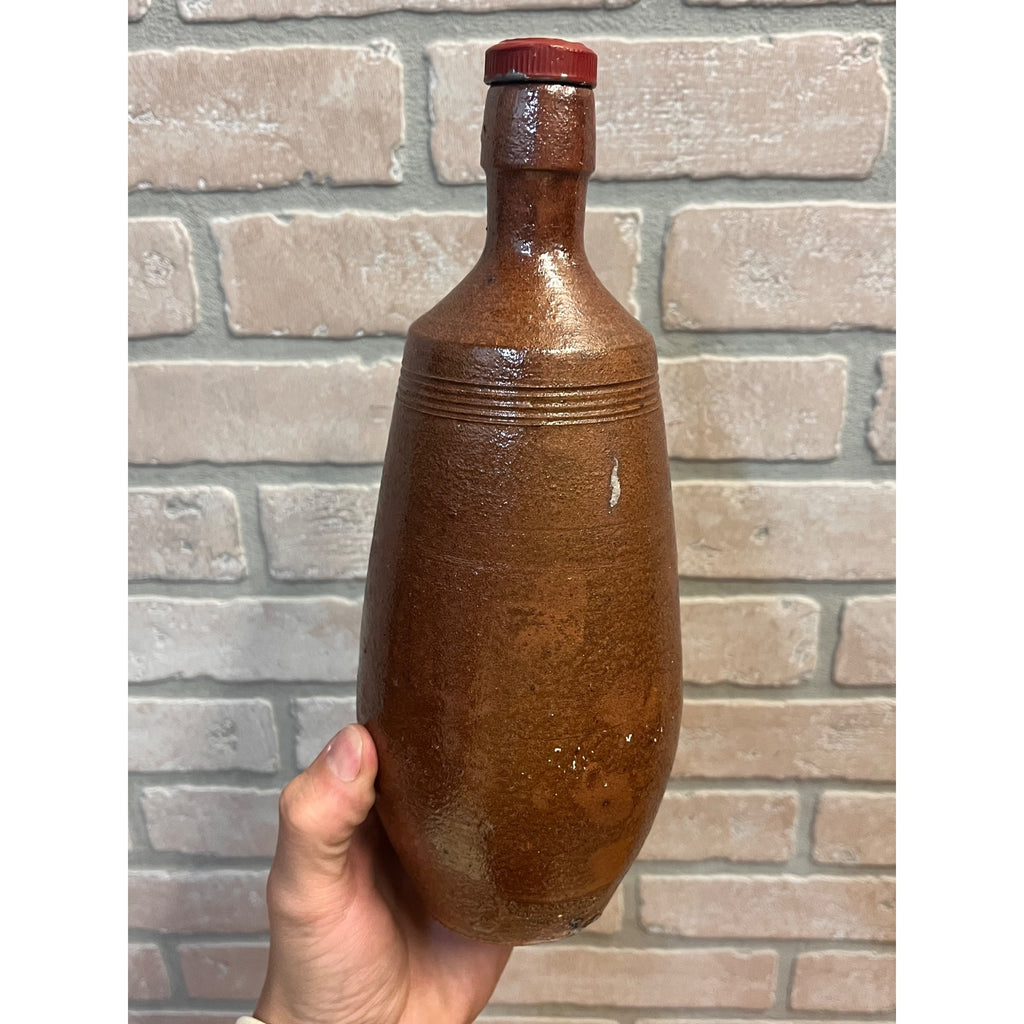 Vintage Olive Oil Bottle Handmade Pottery Rangel R Oliveira DeAzemeis Portugal