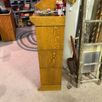 Vintage 1950s Lawyers 3-Stack Bookcase Barrister Wooden Display Case