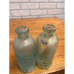 A.R. Nitz & Co Milwaukee Wisconsin Blob Top Hutchinson Soda Bottles Lot (2)