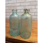A.R. Nitz & Co Milwaukee Wisconsin Blob Top Hutchinson Soda Bottles Lot (2)