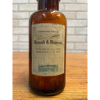 Antique Vintage Kremers Urban Pharmacy Medicine Bottle Amber Glass Milwaukee Wis