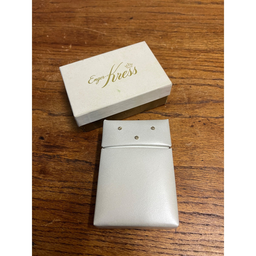 Vintage 1950s Enger-Kress Heritage Cigarette Case Holder NOS w/ Box Cowhide