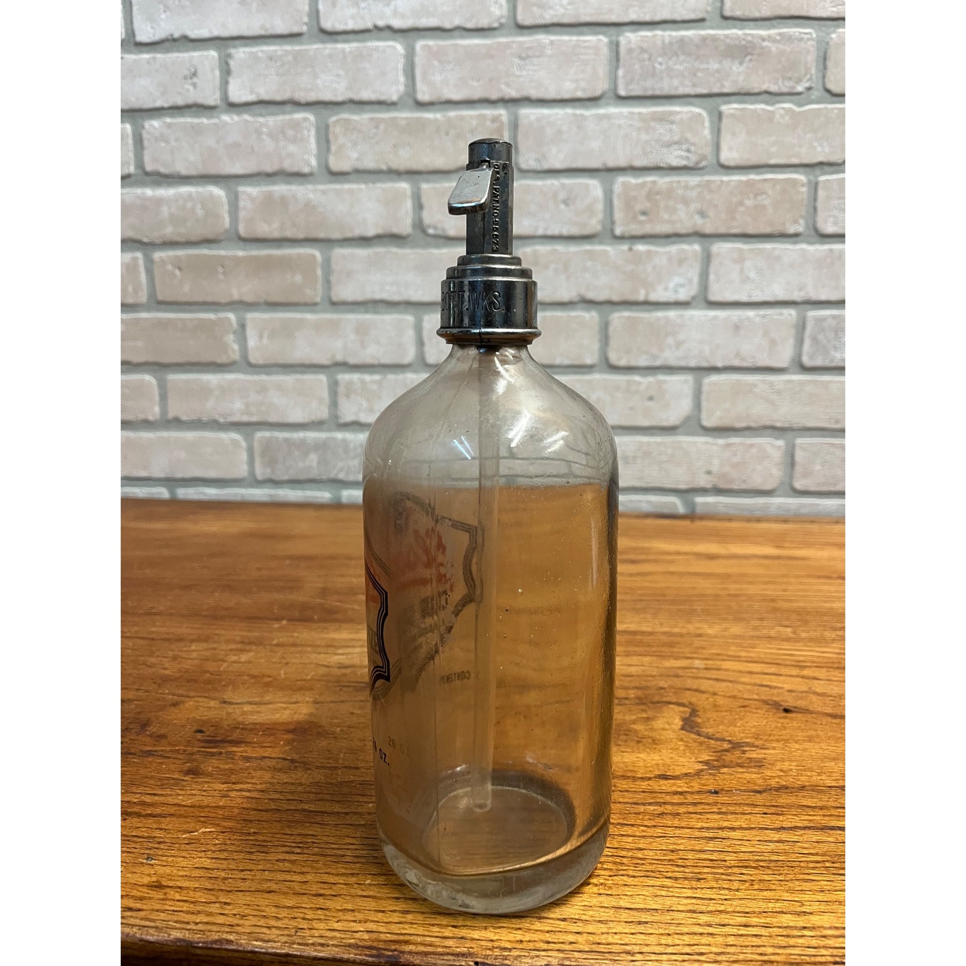 Vintage Elson's Club Soda Seltzer Bottle Ishpeming Michigan MI Mich
