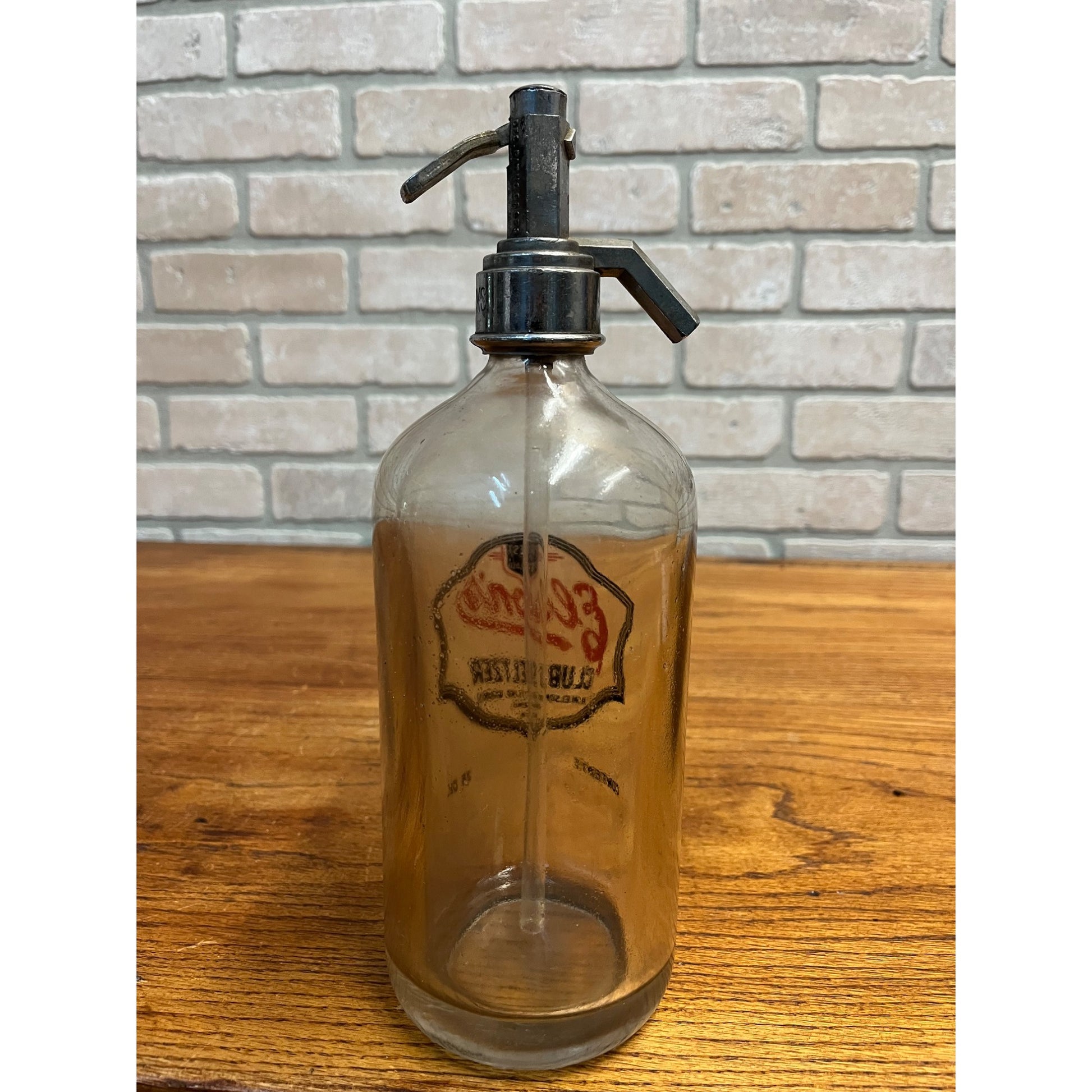 Vintage Elson's Club Soda Seltzer Bottle Ishpeming Michigan MI Mich