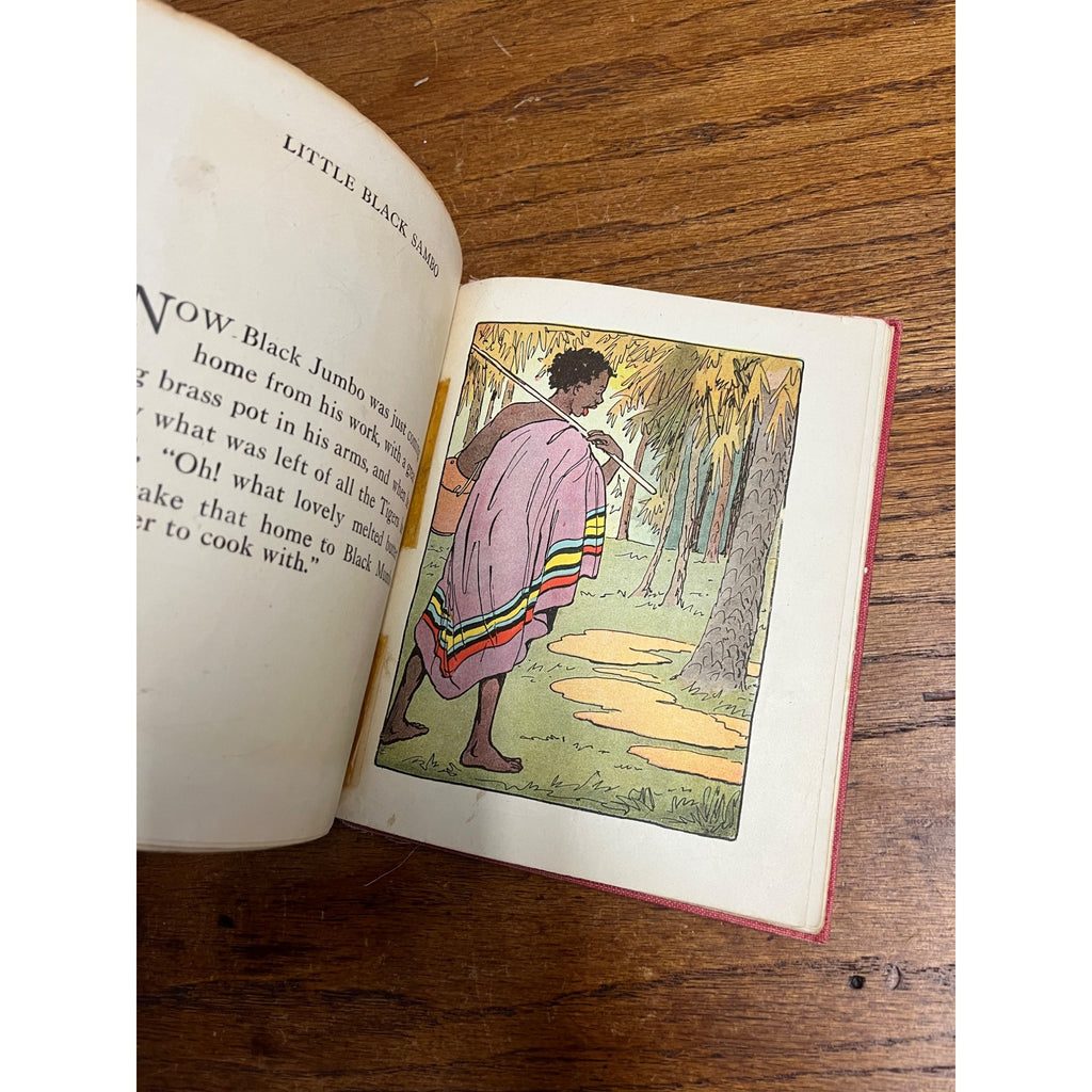 Antique 1919 Little Black Sambo Book by Helen Bannerman MA Donohue & Company