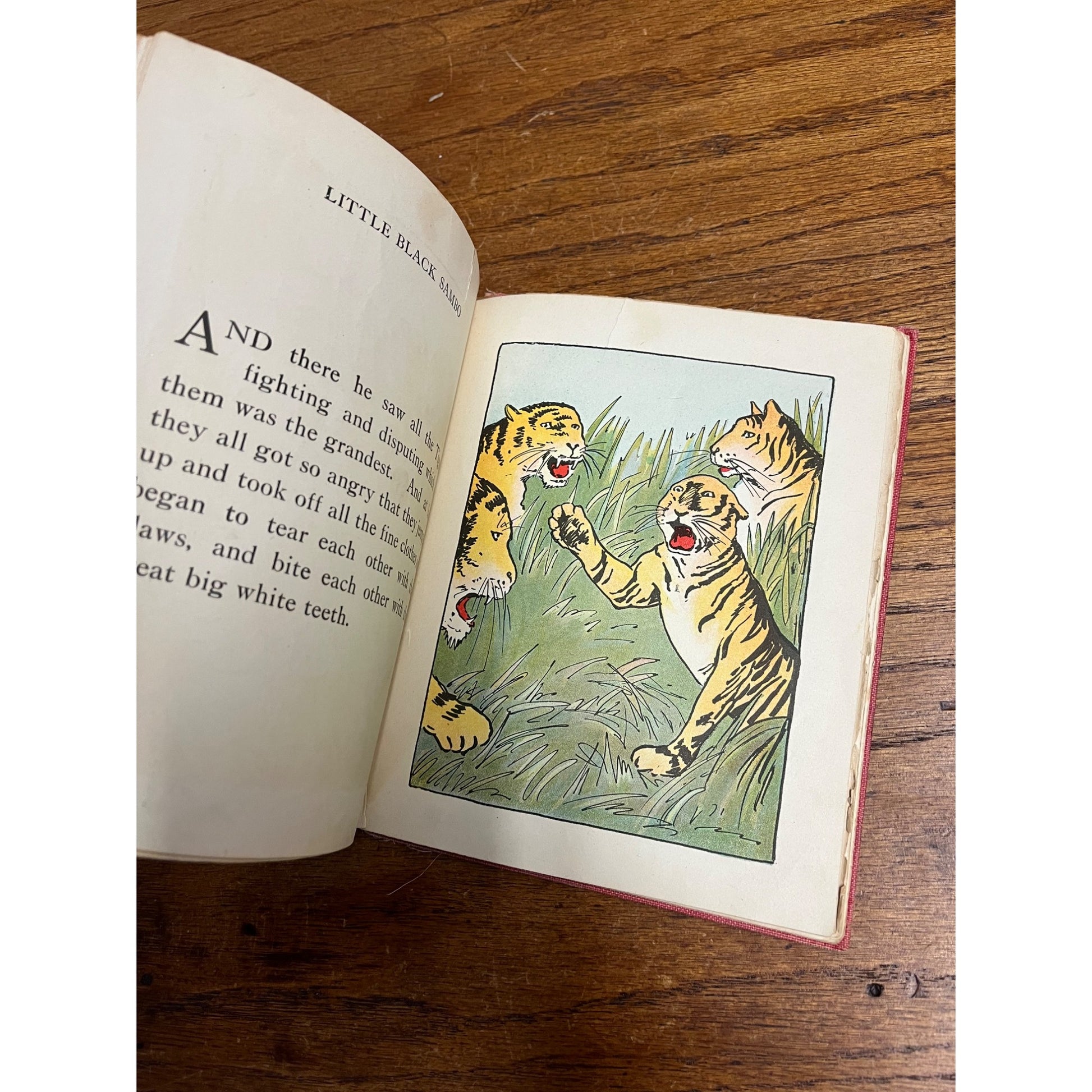 Antique 1919 Little Black Sambo Book by Helen Bannerman MA Donohue & Company