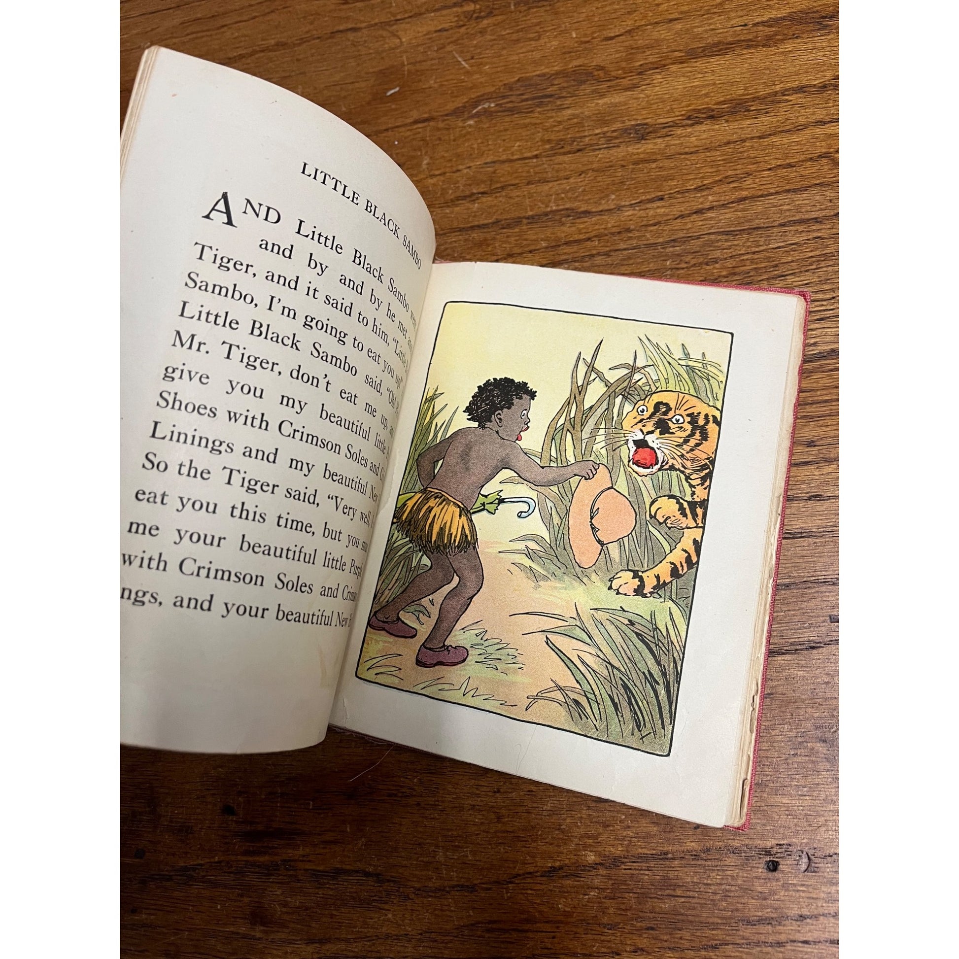 Antique 1919 Little Black Sambo Book by Helen Bannerman MA Donohue & Company