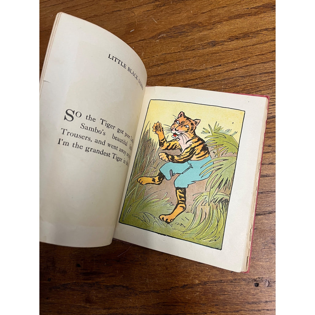Antique 1919 Little Black Sambo Book by Helen Bannerman MA Donohue & Company