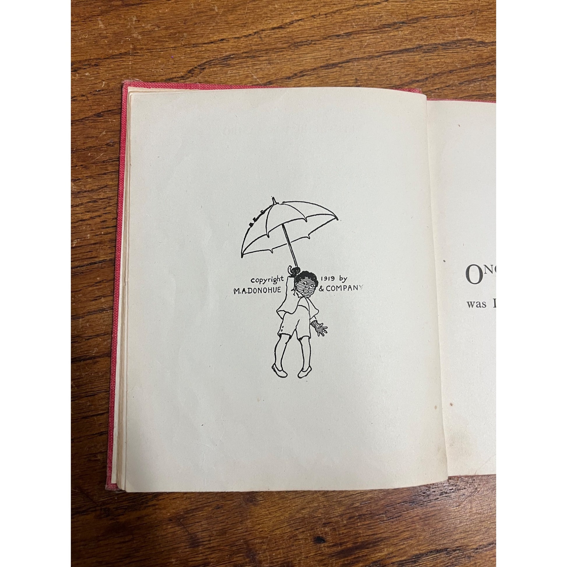 Antique 1919 Little Black Sambo Book by Helen Bannerman MA Donohue & Company