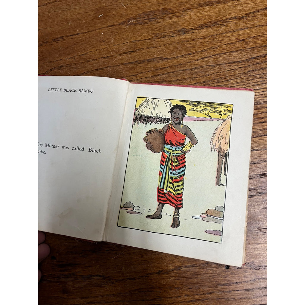 Antique 1919 Little Black Sambo Book by Helen Bannerman MA Donohue & Company