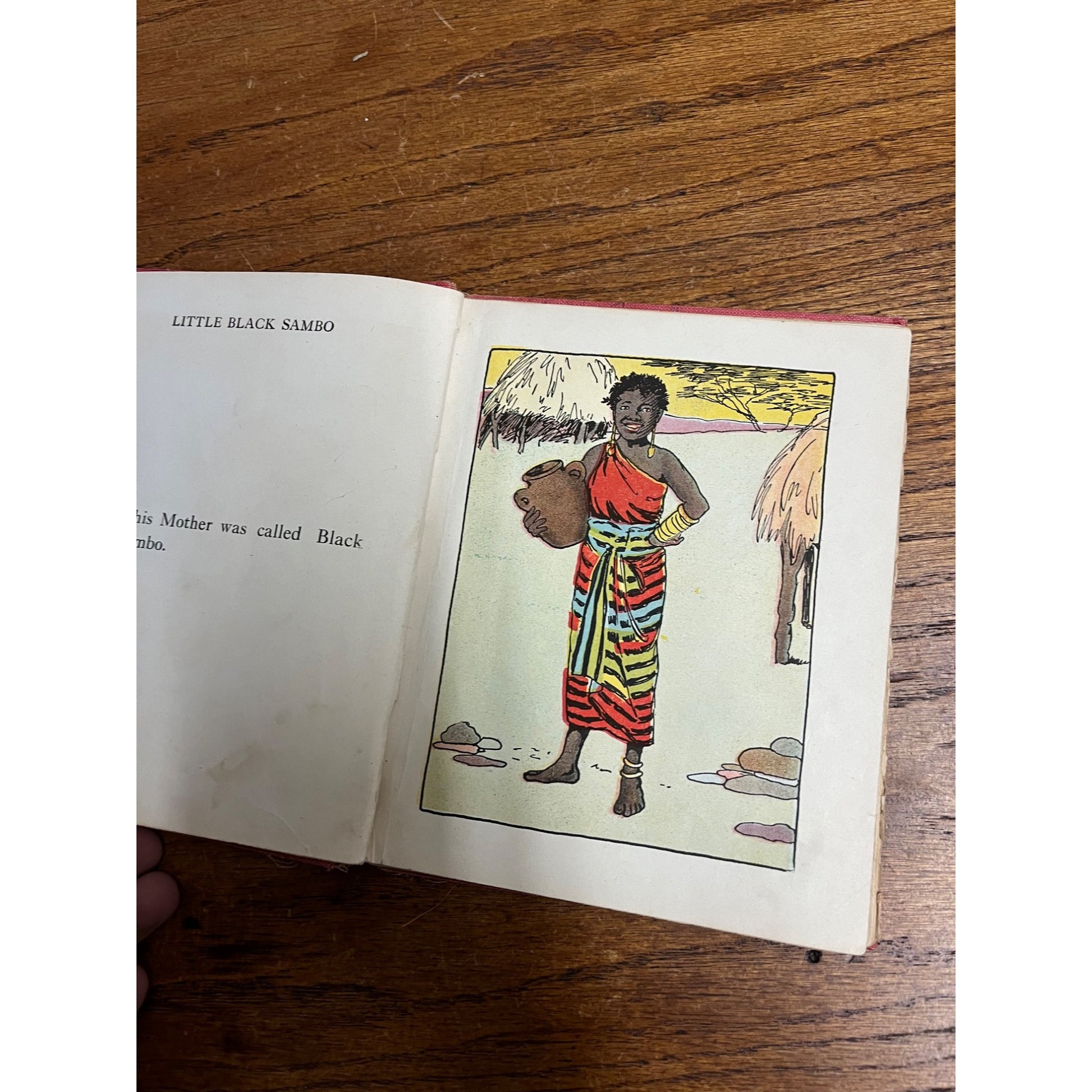 Antique 1919 Little Black Sambo Book by Helen Bannerman MA Donohue & Company