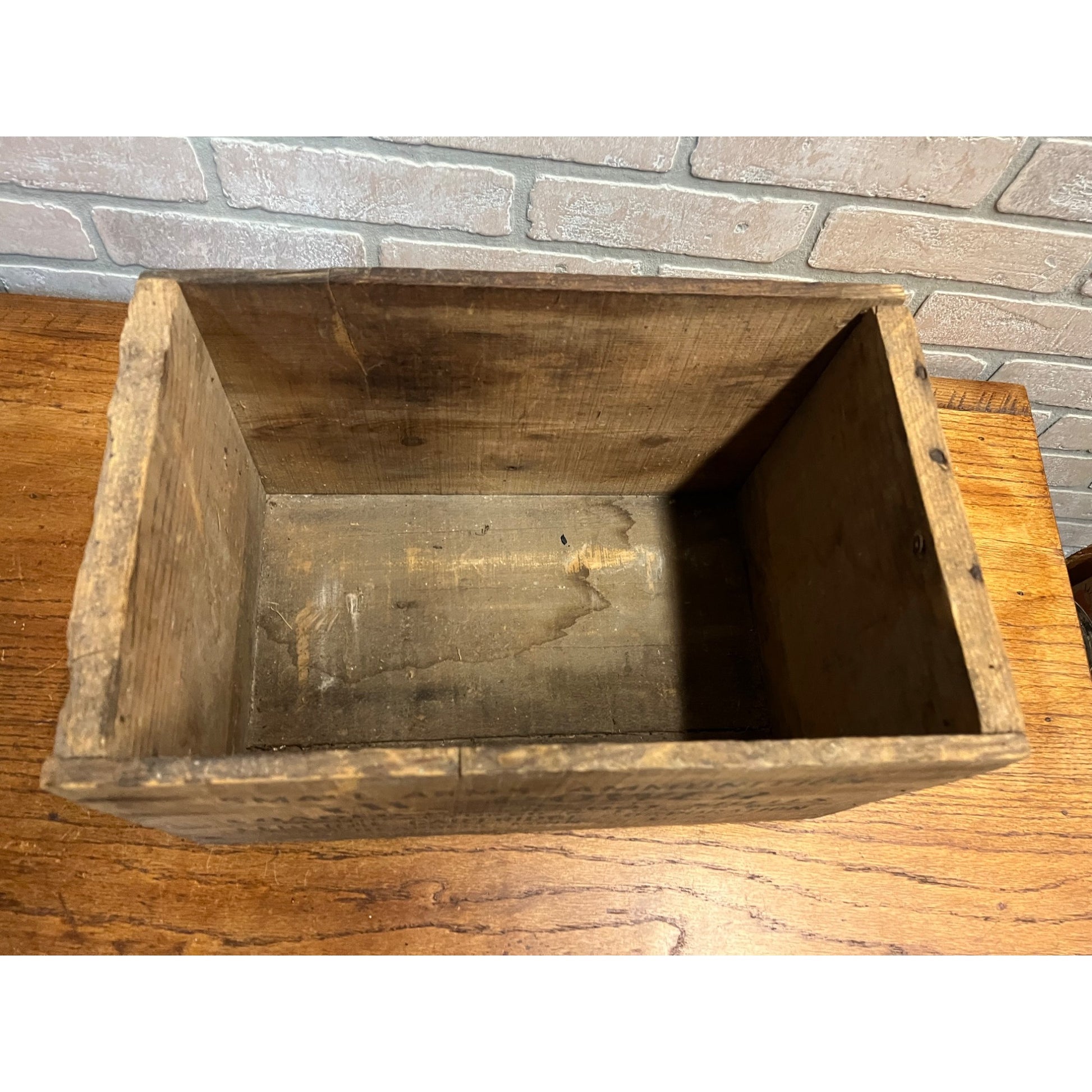 Antique Vintage Hi-Power Small Arms Federal Cartridge Co. Wooden Box Paper Shot