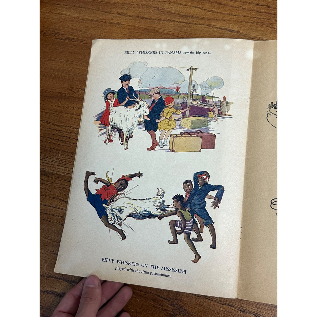Vintage 1919 Billy Whiskers Painting And Drawing Book #250 Saalfield Publishing