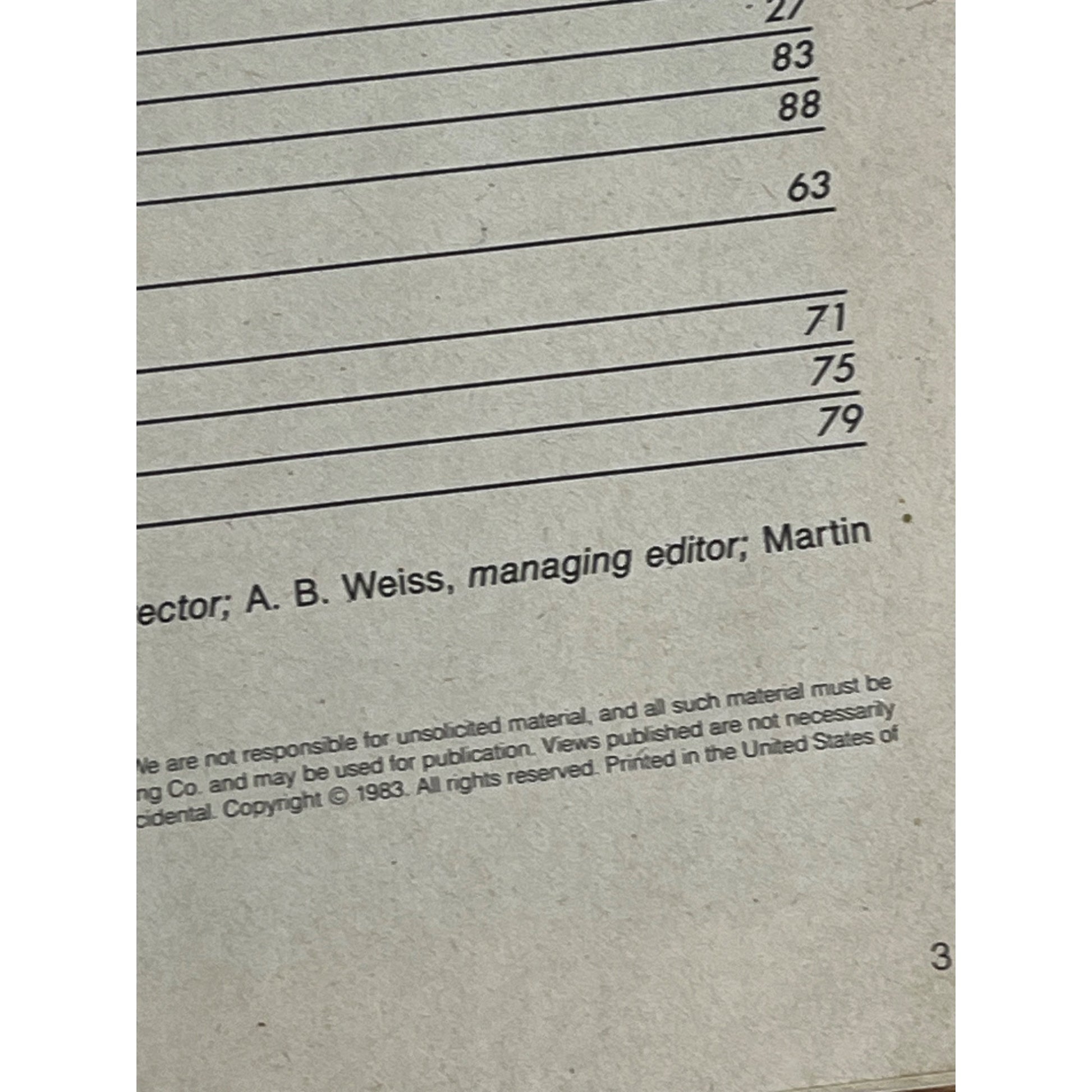 The Original! Letters Magazine Oct. 1987 Vol. 9 #10 + Velvet Letters 1983