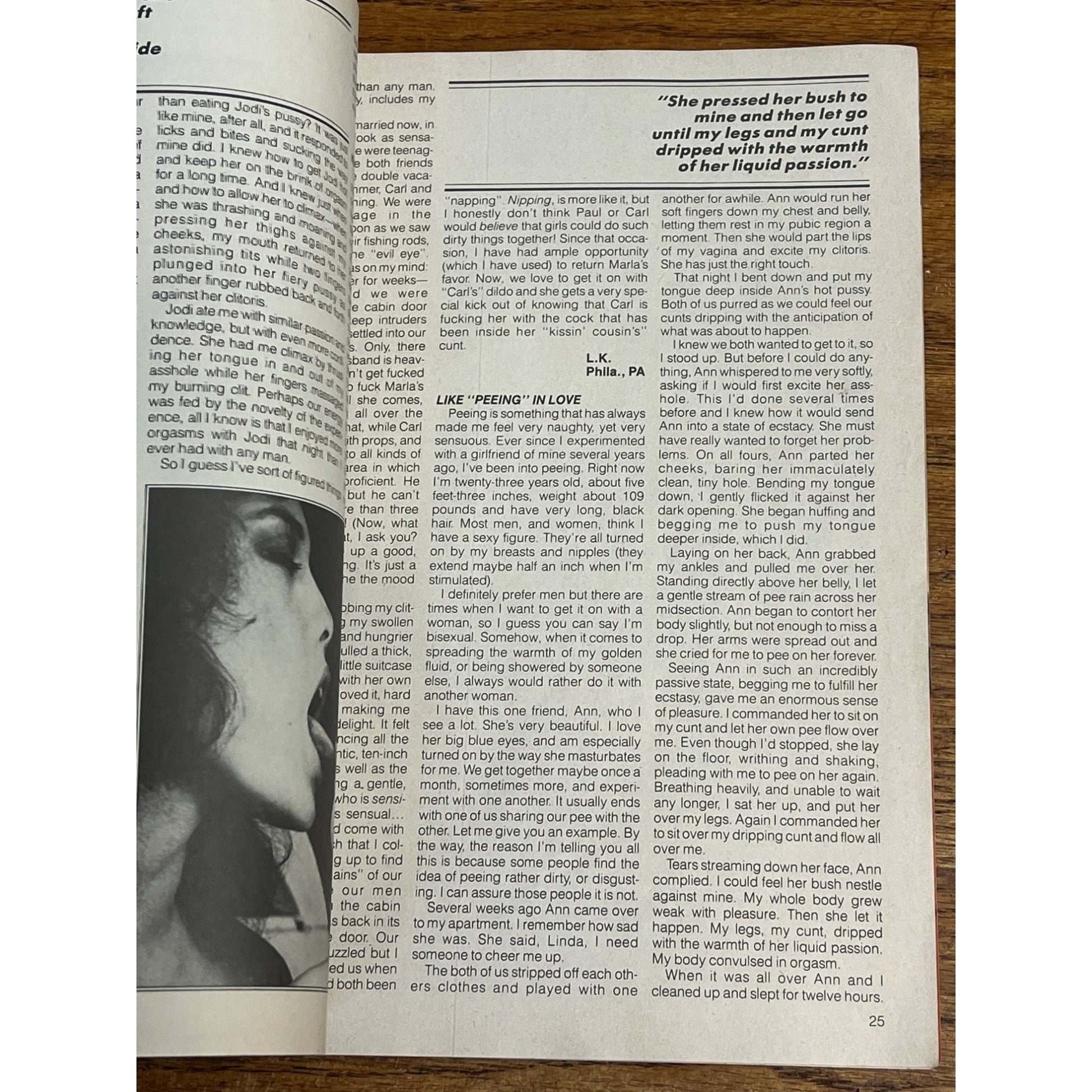 The Original! Letters Magazine Oct. 1987 Vol. 9 #10 + Velvet Letters 1983