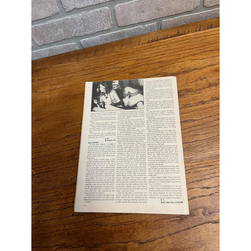 The Original! Letters Magazine Oct. 1987 Vol. 9 #10 + Velvet Letters 1983