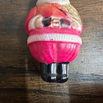 Vintage Santa Claus Figural Christmas Light Bulb Nonworking