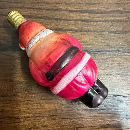 Vintage Santa Claus Figural Christmas Light Bulb Nonworking