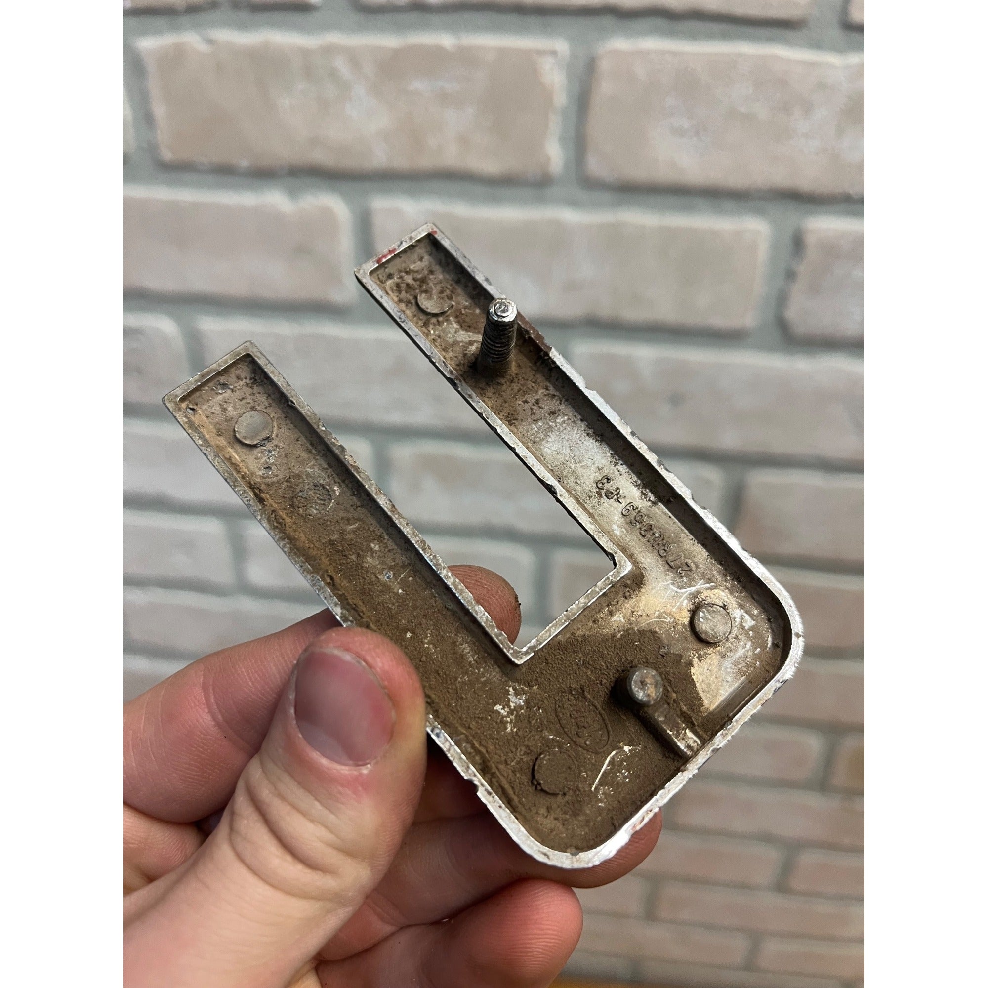 Mack Truck Metal Letter "C” Emblem - 27RU369-P3 - OEM Original Pebbled