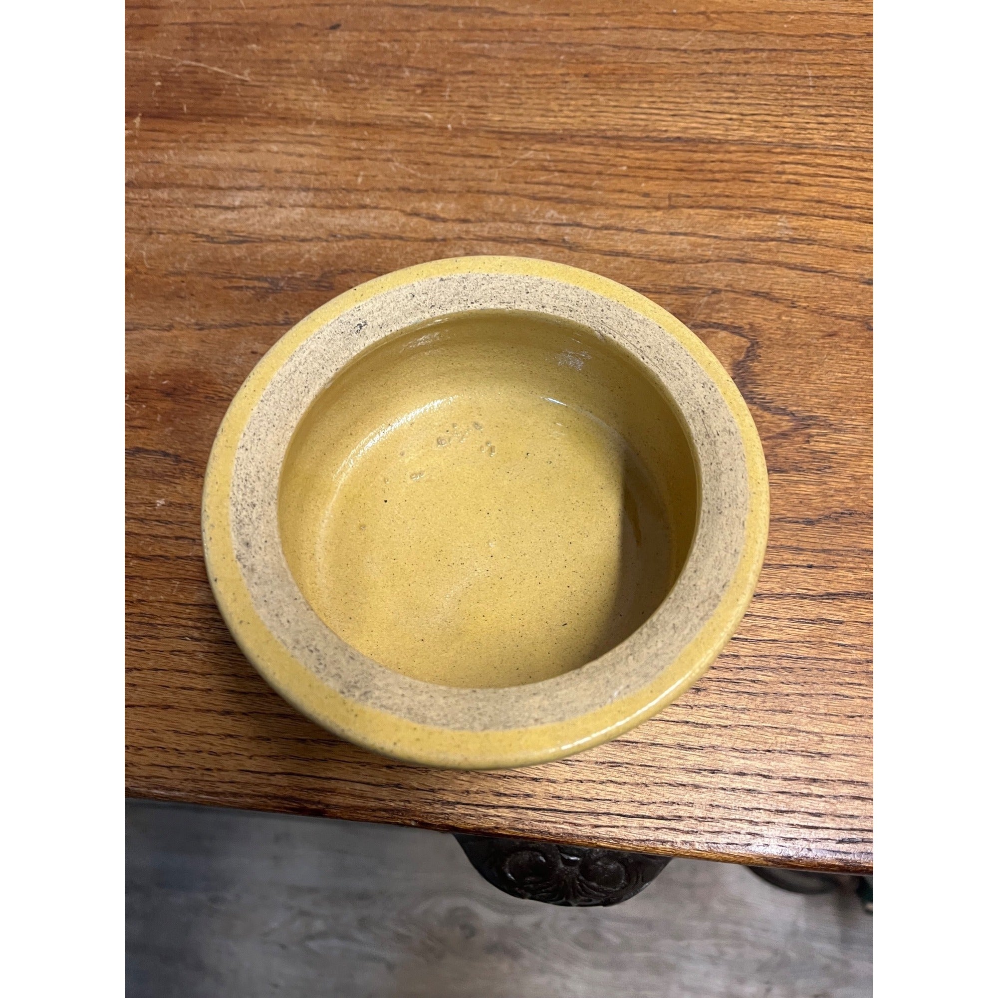 Vintage Robinson Ransbottom Pottery RRP Stoneware Kitty Food Water Bowl Cat