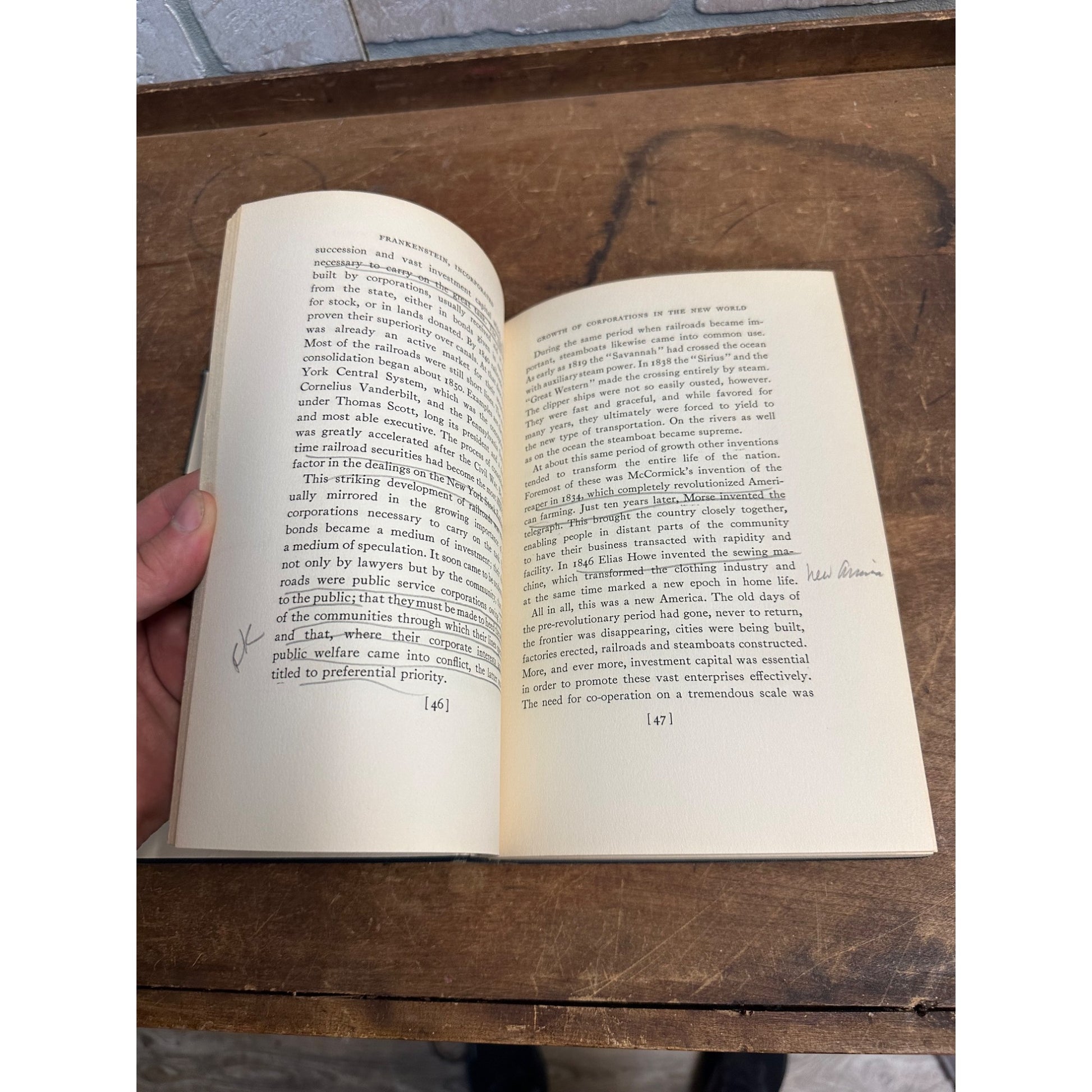 RARE Vintage Frankenstein Incorporated (1931) Hardcover Wormser Halloween