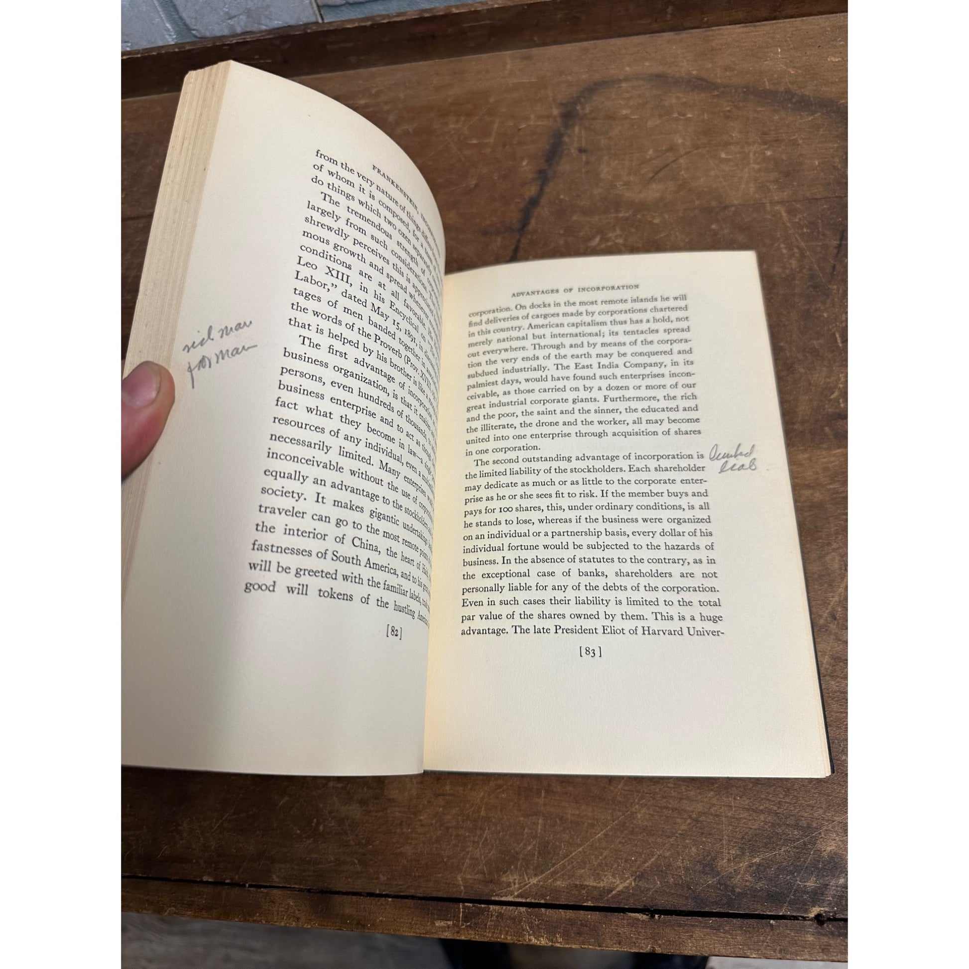 RARE Vintage Frankenstein Incorporated (1931) Hardcover Wormser Halloween