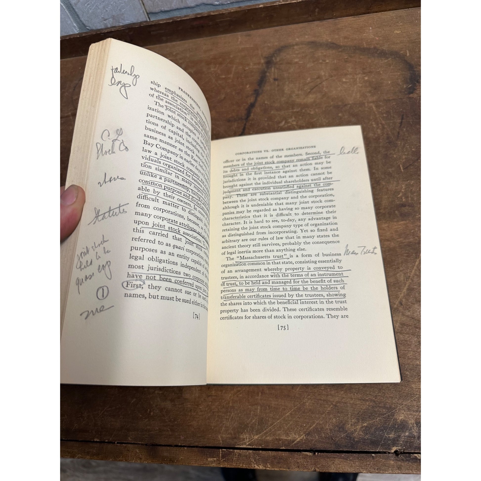 RARE Vintage Frankenstein Incorporated (1931) Hardcover Wormser Halloween