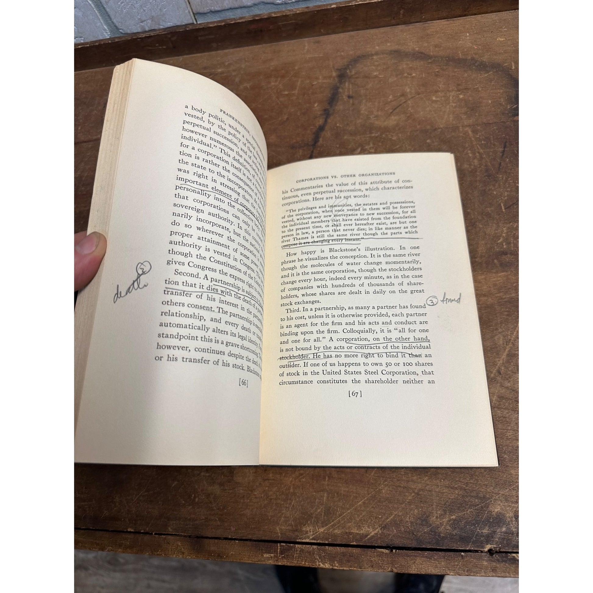 RARE Vintage Frankenstein Incorporated (1931) Hardcover Wormser Halloween