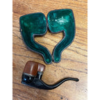 Vintage Irving's Wizard Upside Down Pipe RARE UNIQUE Smoking Pipe Sterling Antique
