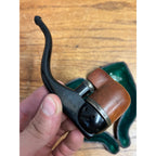 Vintage Irving's Wizard Upside Down Pipe RARE UNIQUE Smoking Pipe Sterling Antique