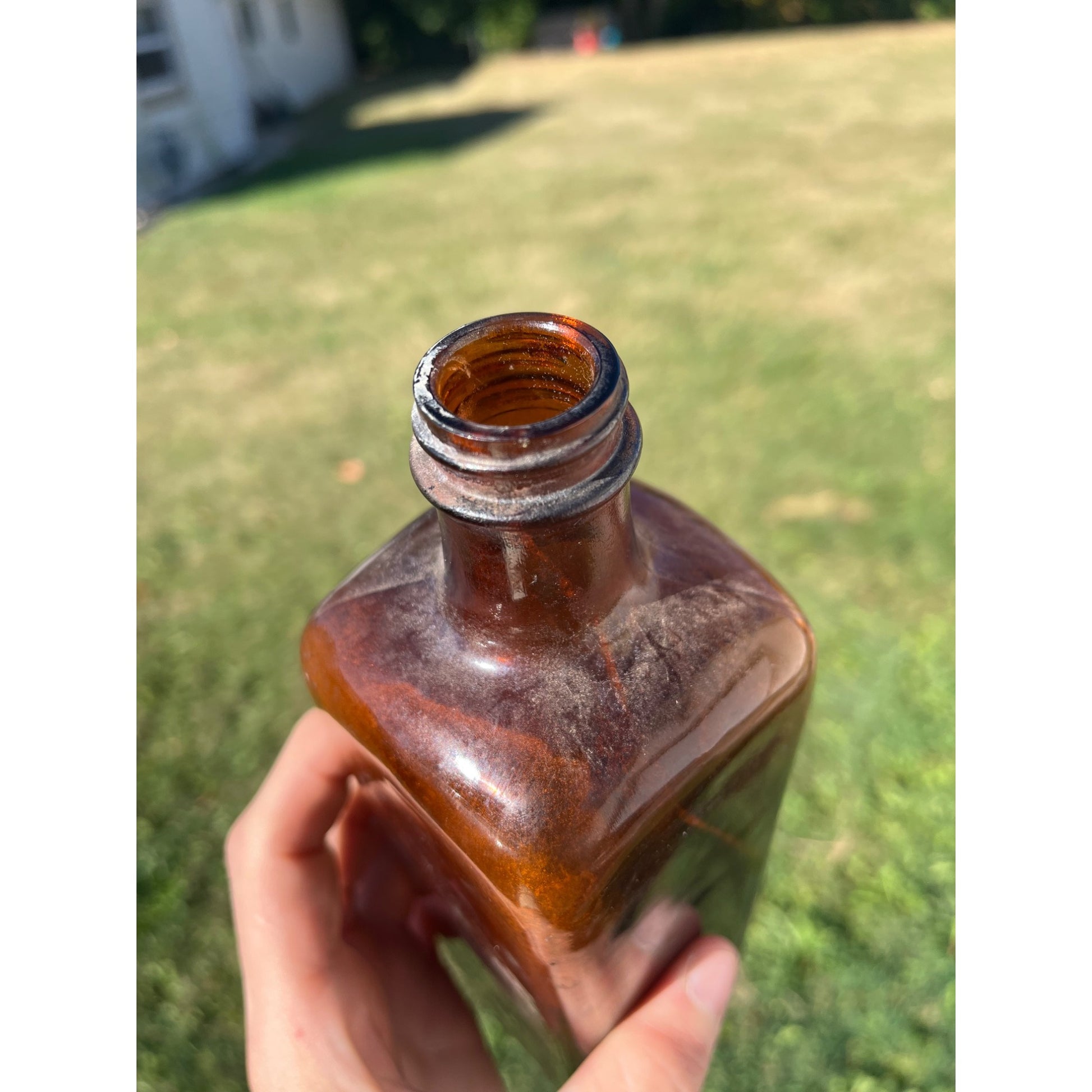 Antique Vintage Medicine Bottle Lash’s Kidney And Liver Bitters - Amber Embossed