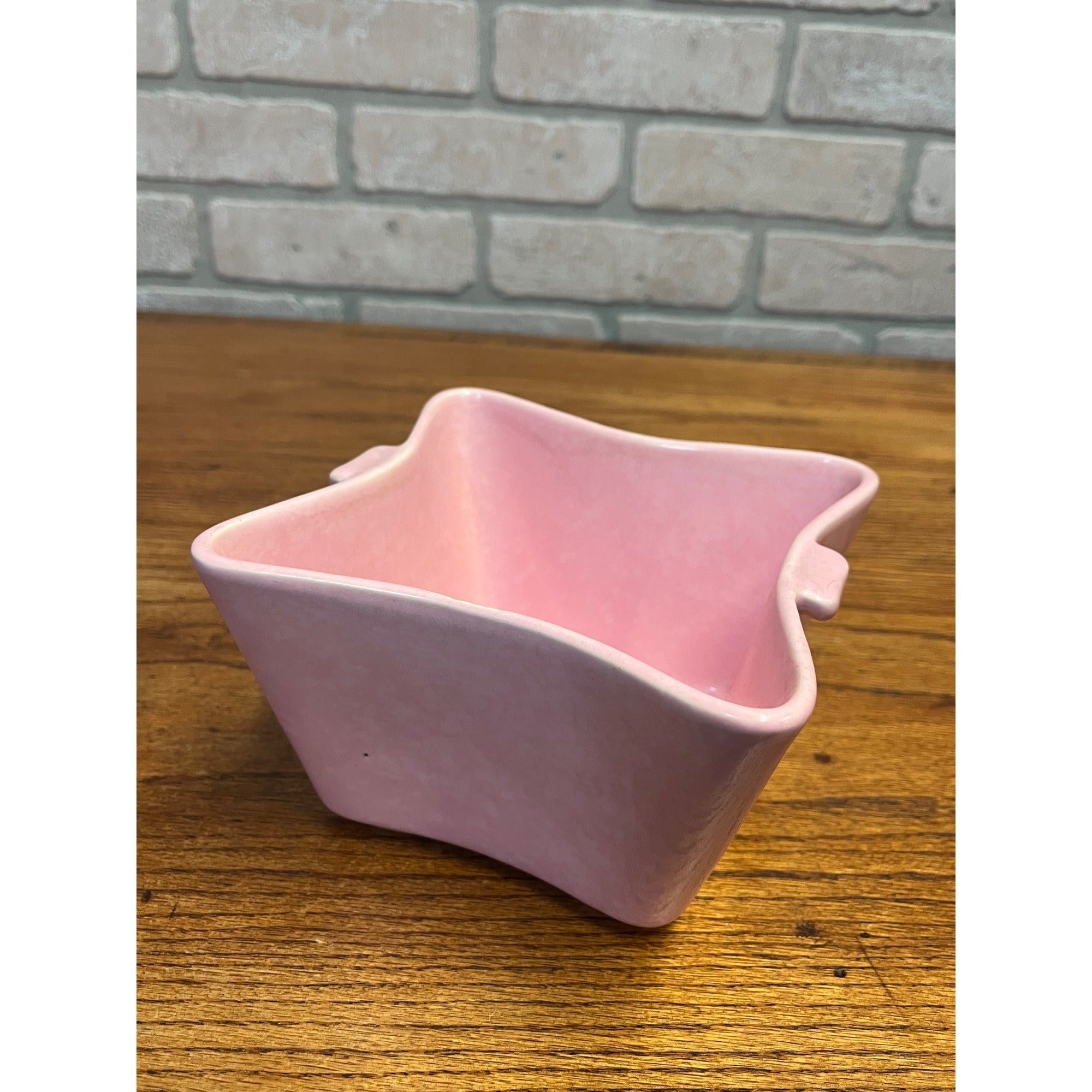 Vintage Imperial F3 Mid Century Pink Coral Bowl Dish Candy