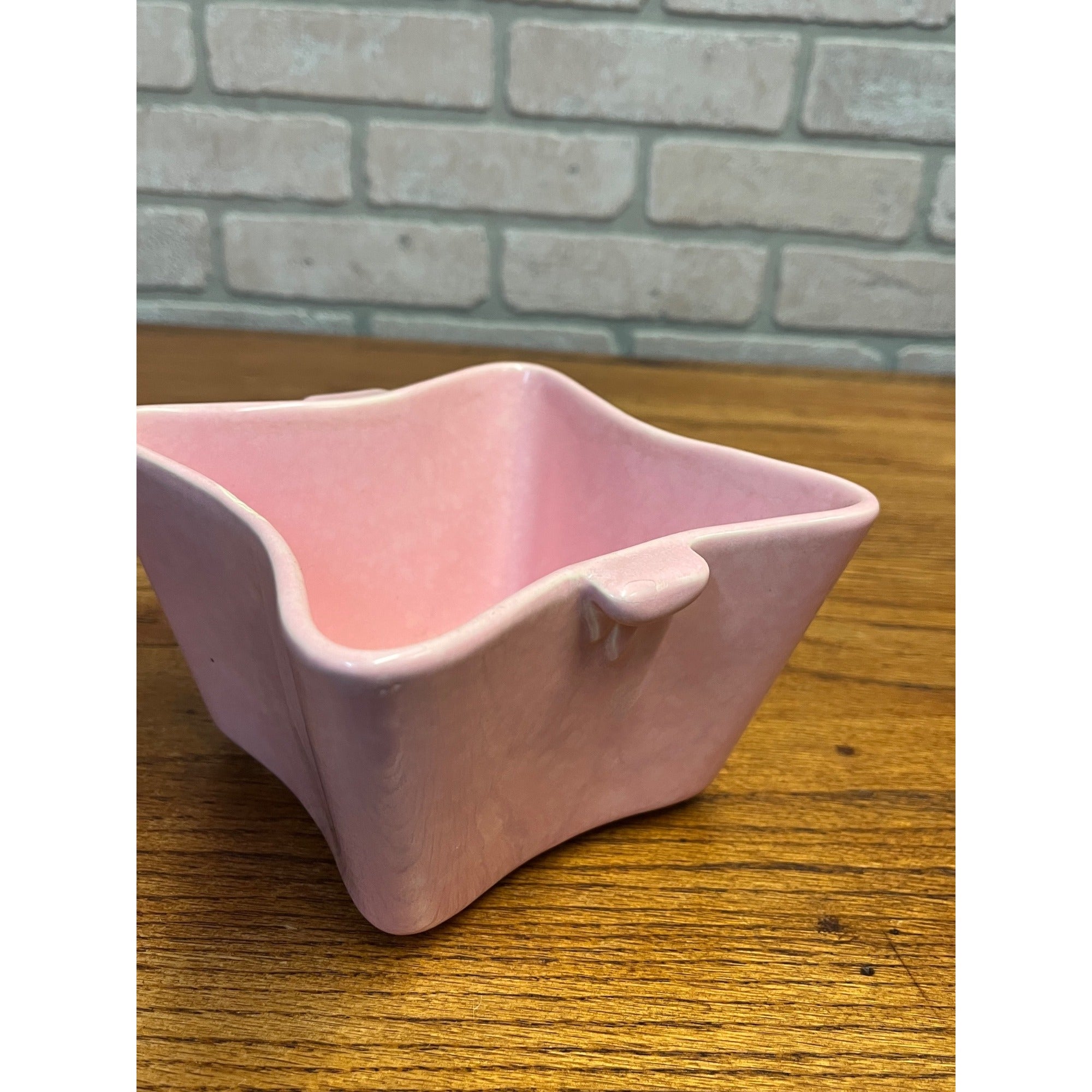 Vintage Imperial F3 Mid Century Pink Coral Bowl Dish Candy