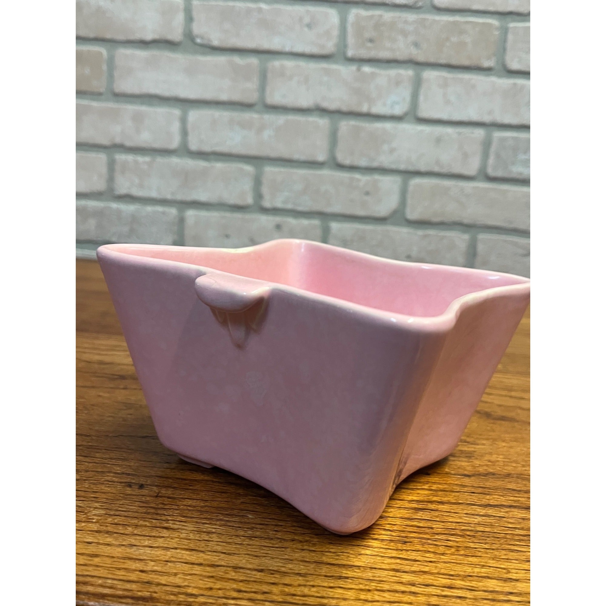 Vintage Imperial F3 Mid Century Pink Coral Bowl Dish Candy