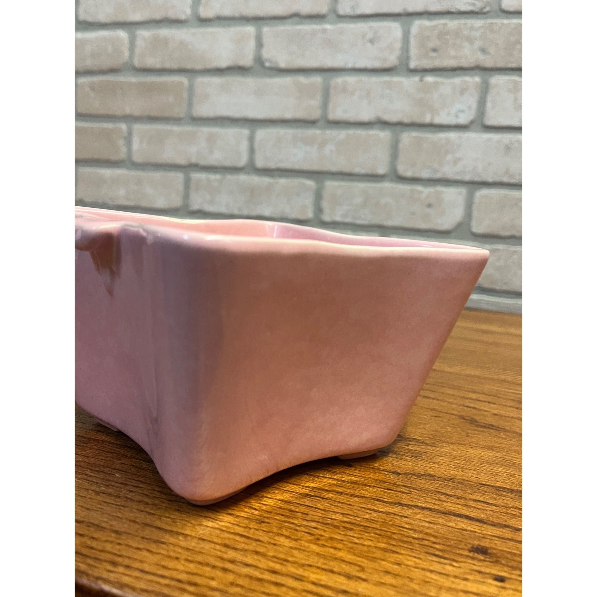 Vintage Imperial F3 Mid Century Pink Coral Bowl Dish Candy