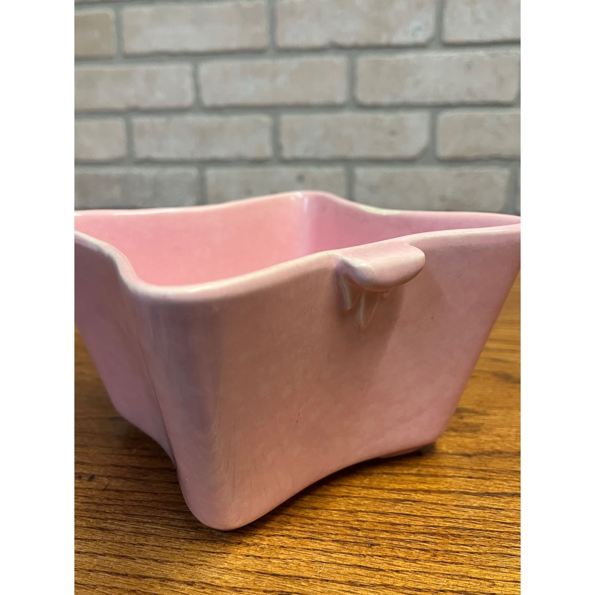 Vintage Imperial F3 Mid Century Pink Coral Bowl Dish Candy