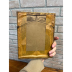 Antique Victorian Ornate Gold Wooden Picture Photo Frame 7.25" x 9.25"