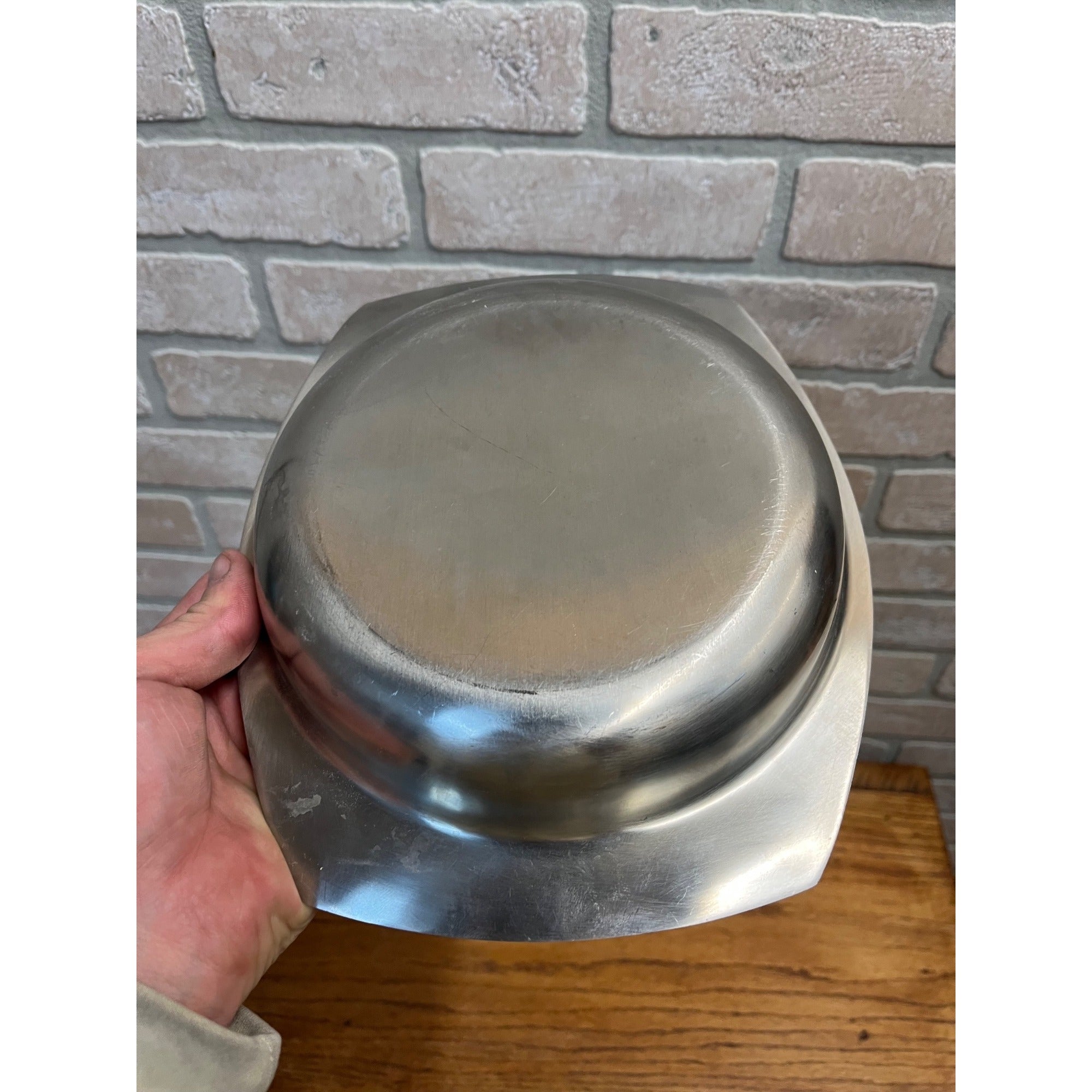 Vintage 1960s MCM Stainless Old Hall Serving Bowl Dish Robert Welch 7-1/2