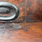 Antique French Burl Walnut Grouse Buffet Sideboard Hunter Grouse / Bird Motif